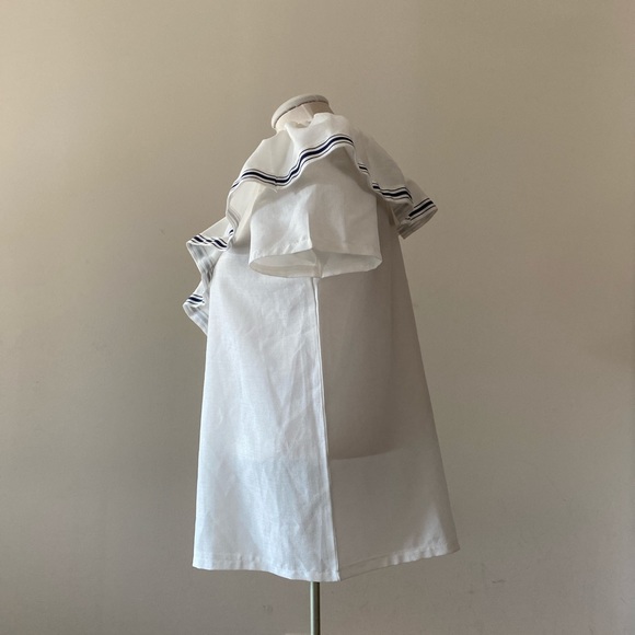 Striped ruffle layered blouse - Picture 2 of 4